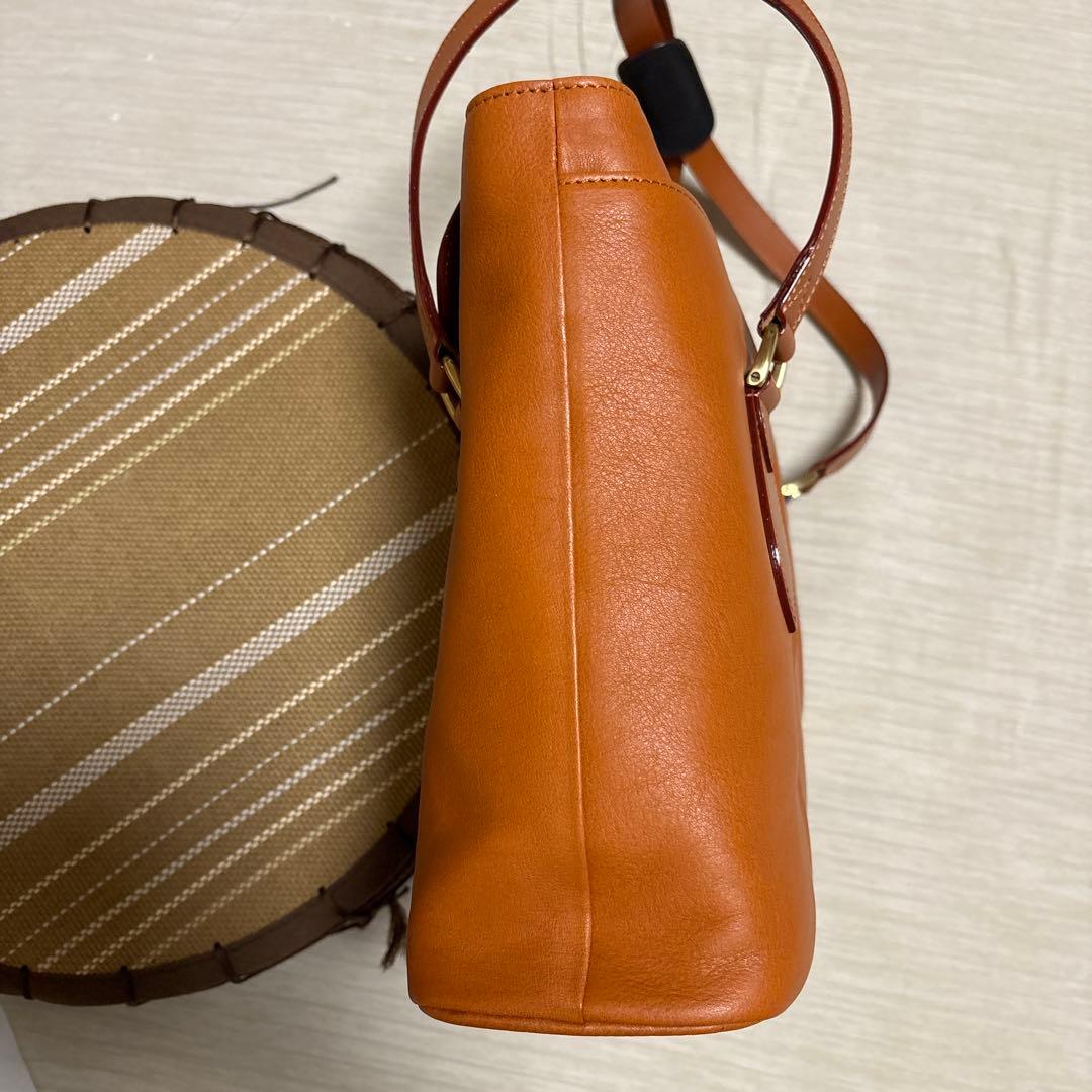 ブラウンレザー ビジネスバッグ