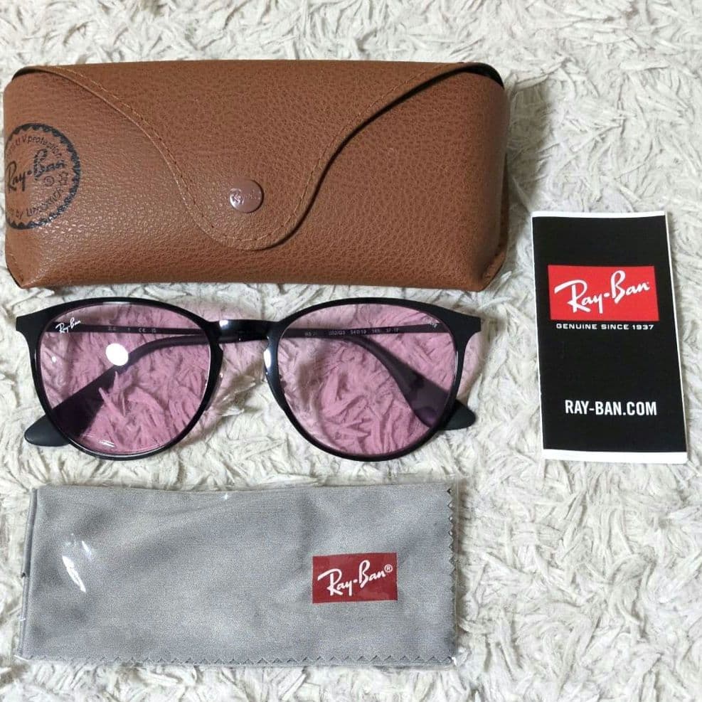 美品 付属品完備 レイバン RB3539 002/Q3 調光レンズ 黒