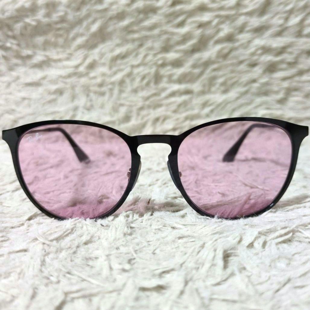 美品 付属品完備 レイバン RB3539 002/Q3 調光レンズ 黒