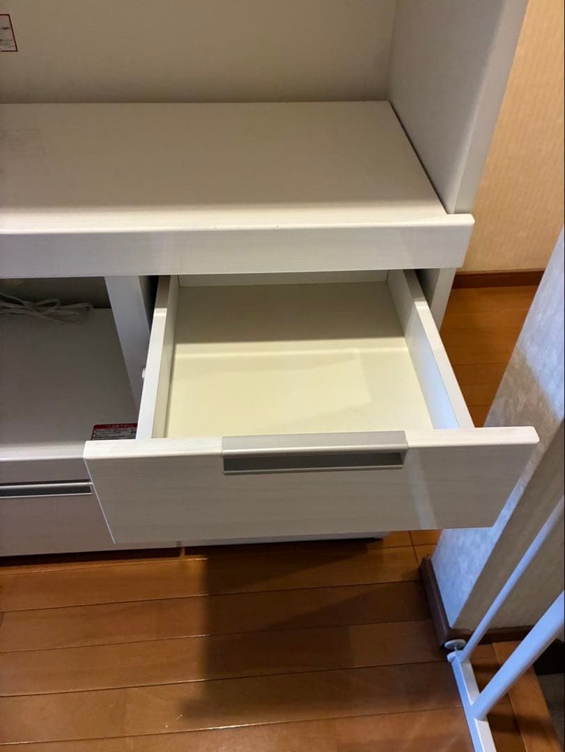 ホワイト レンジボード 約80cm