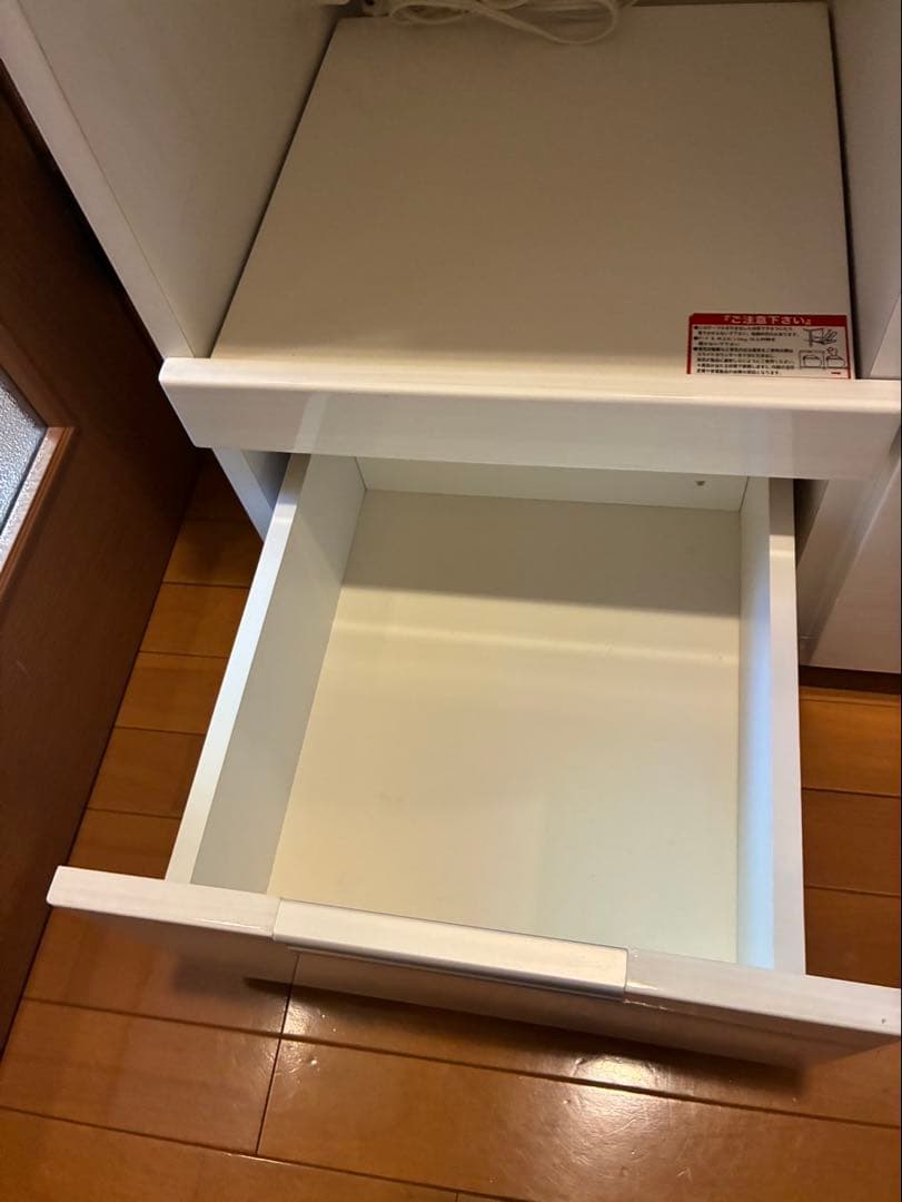 ホワイト レンジボード 約80cm