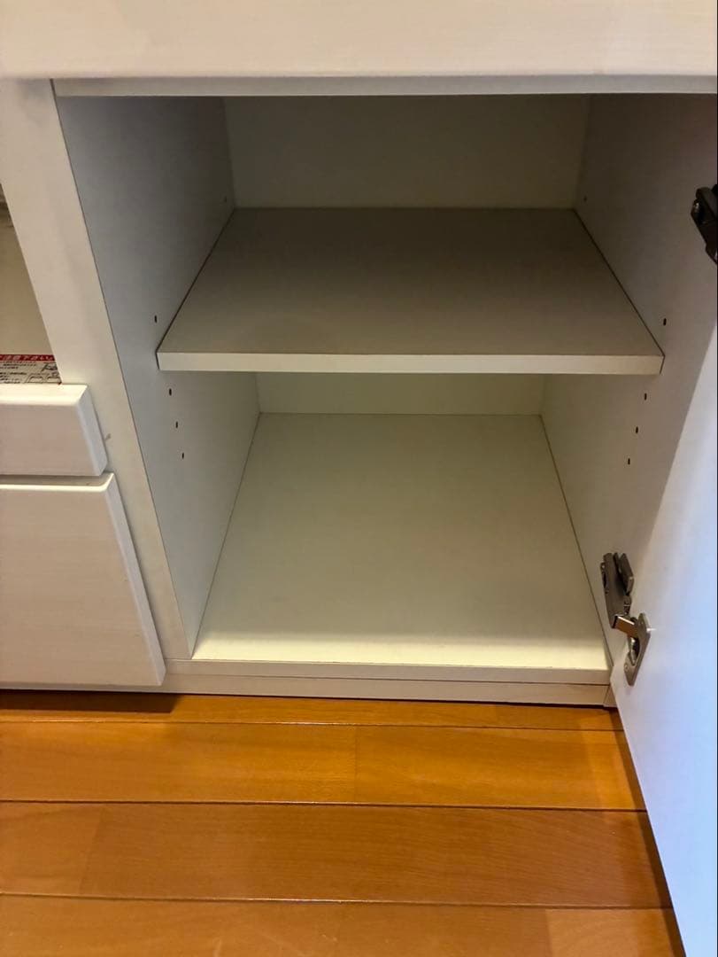 ホワイト レンジボード 約80cm