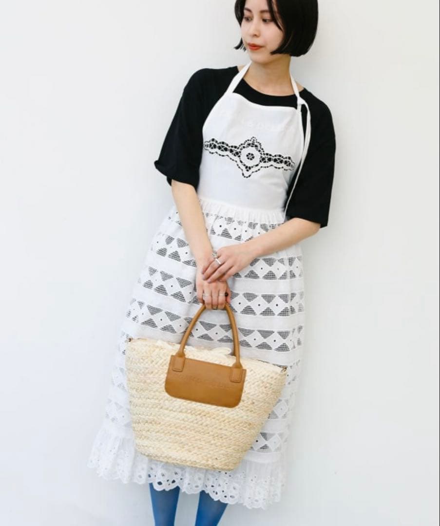 SALE！DEAN & DELUCA ストロー かごバッグ大