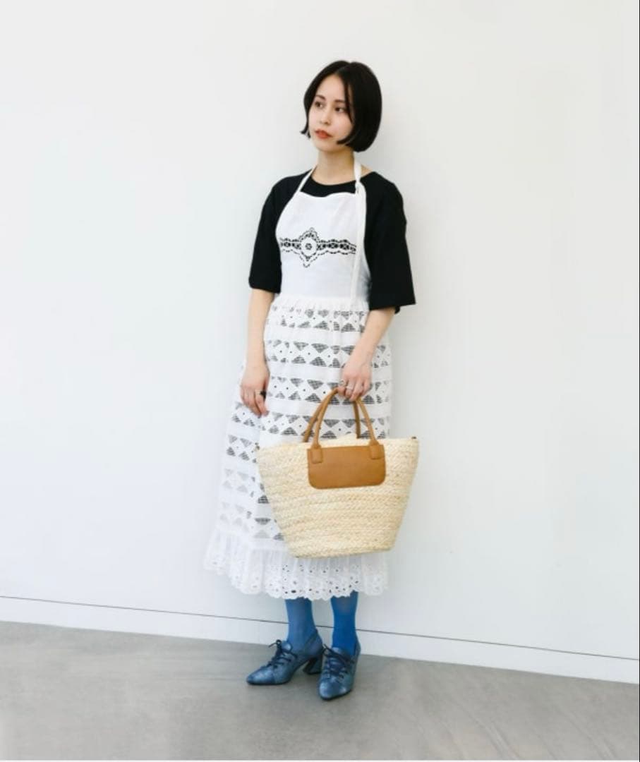 SALE！DEAN & DELUCA ストロー かごバッグ大