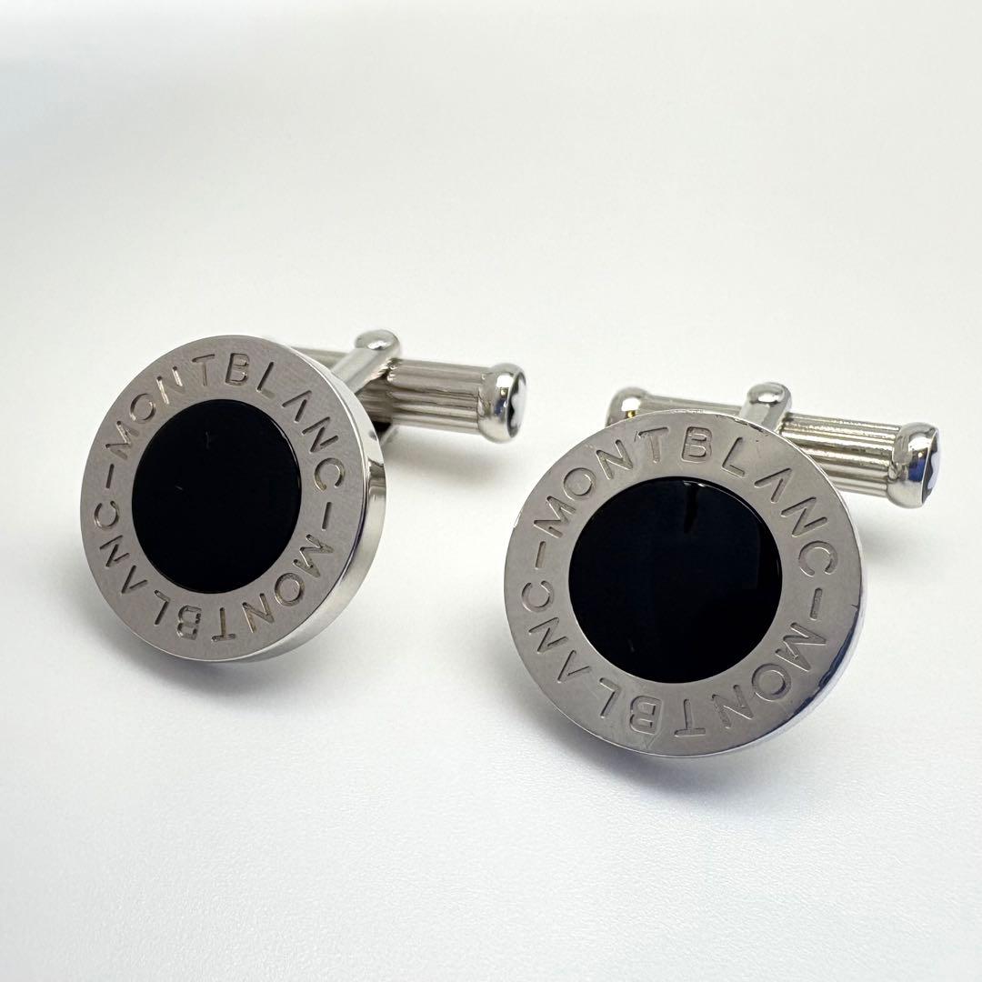 MONTBLANC モンブラン カフリンクス カフスボタン シルバー ブラック