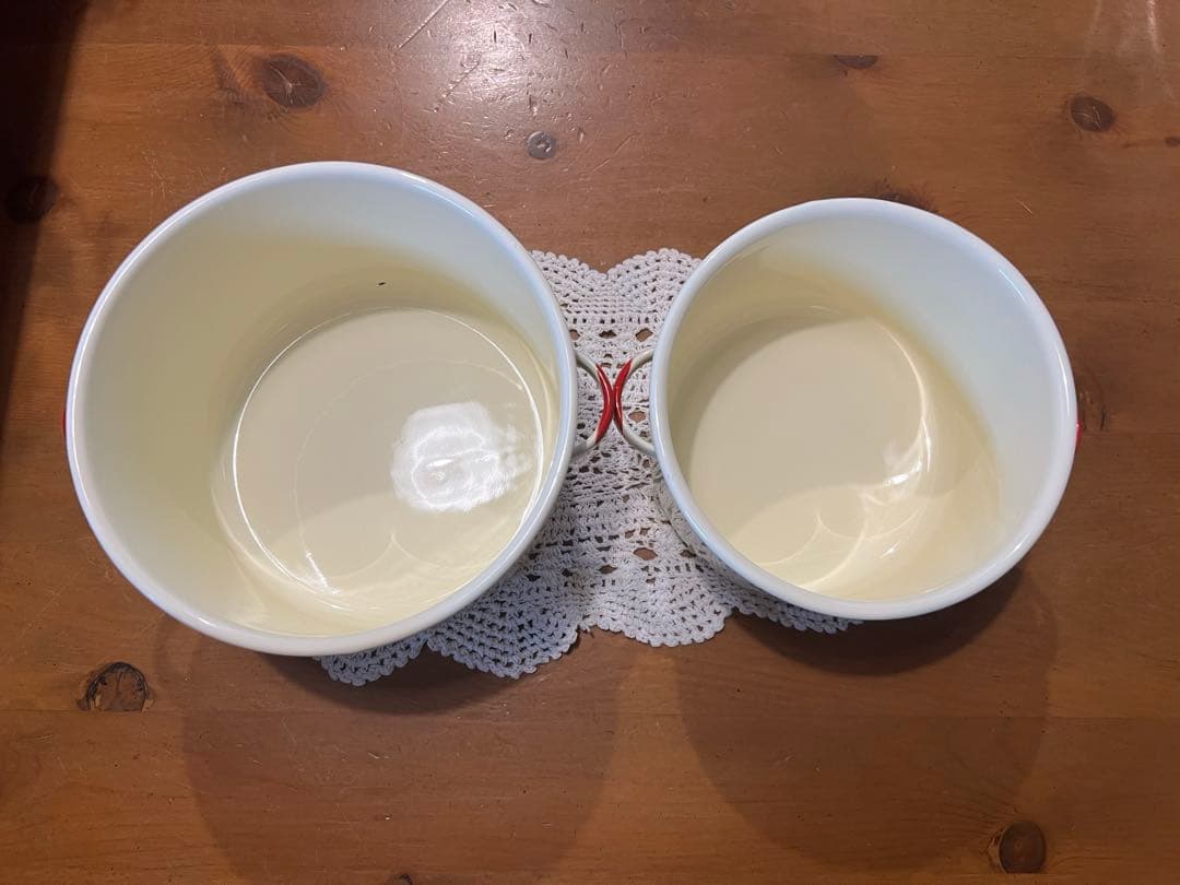 さくぱるさん専用チェリー柄ホーロー♪保存容器2個セット♪マニー風⭐︎倉敷意匠計画室