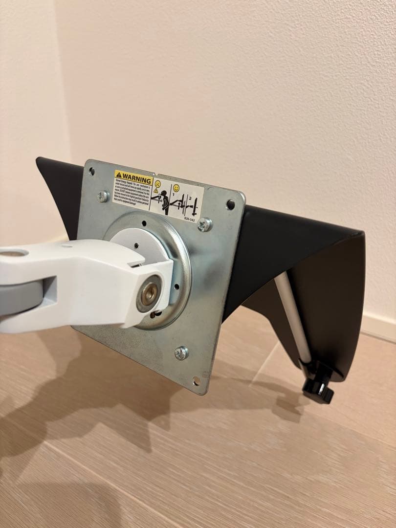 【コバ】 エルゴトロン LX ホワイト（アーム2本＋ノートPCトレー付）