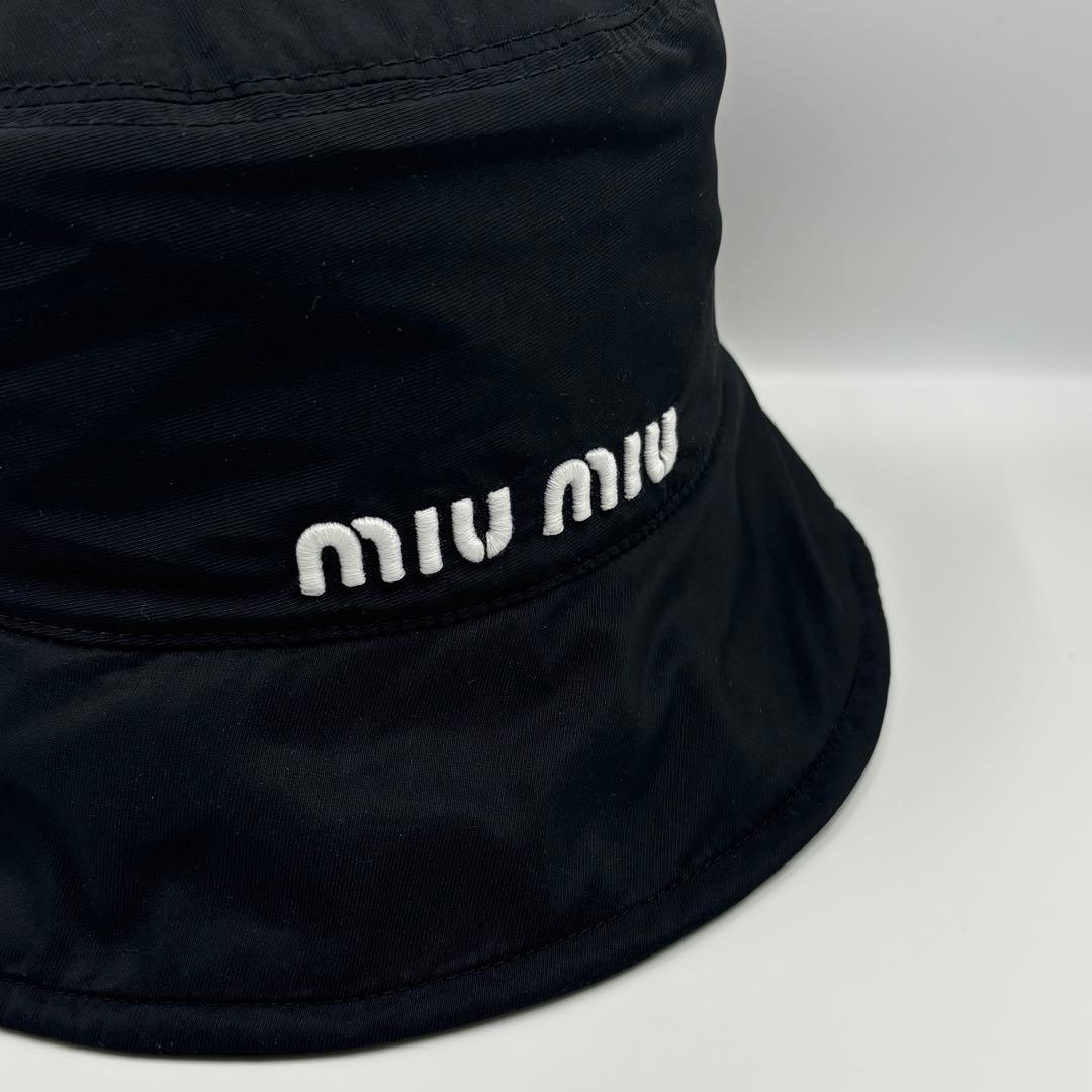 【美品】miu miu ミュウミュウ 22ss バケットハット