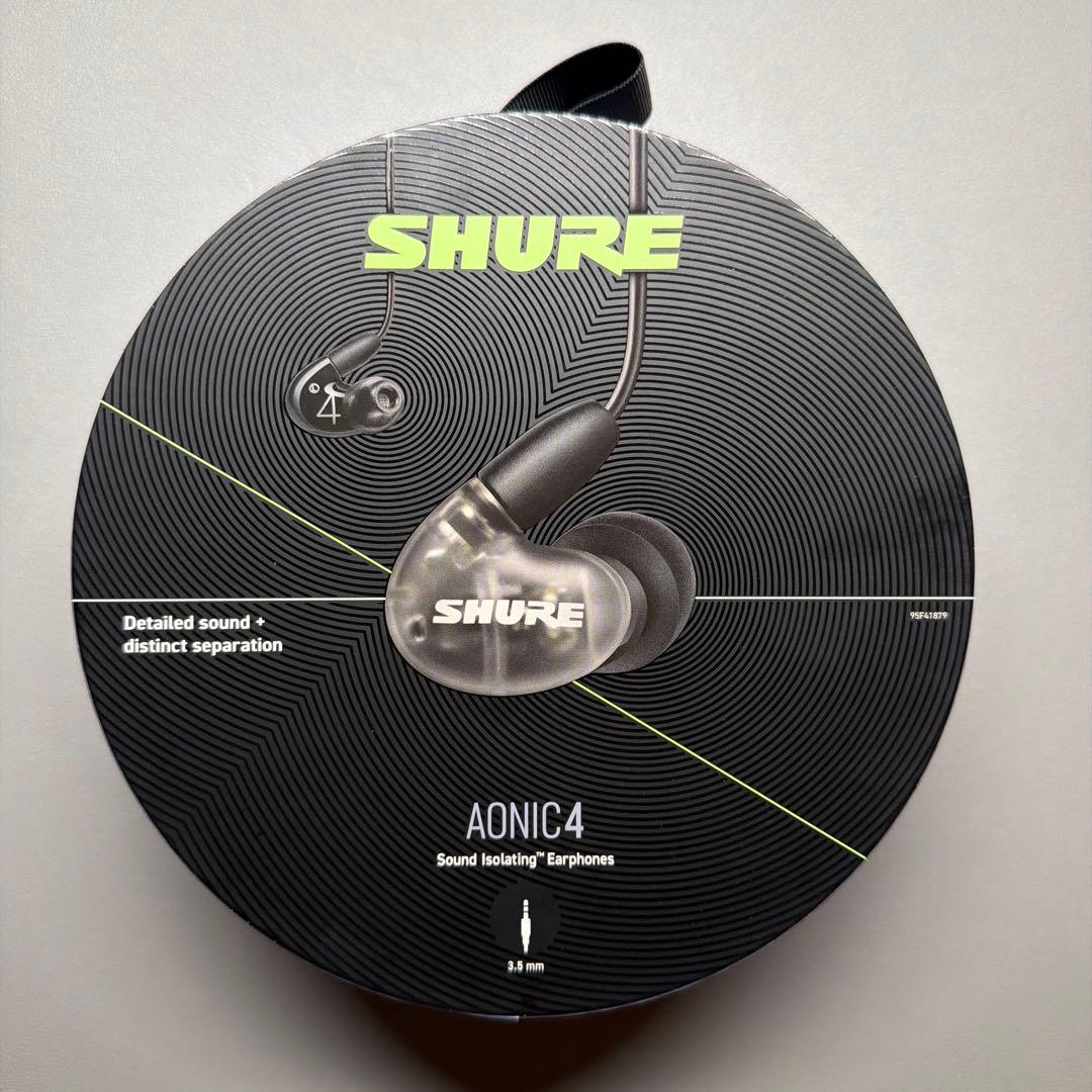 【極美品】SHURE AONIC 4 SE42HYBK ブラック