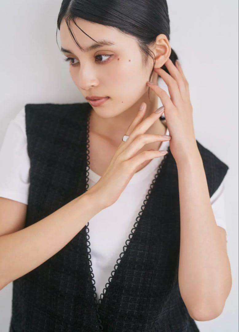 美品⭐︎connse ツイードベスト