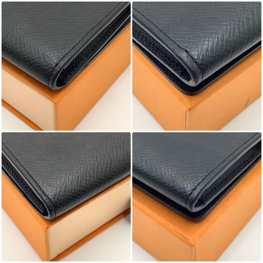 新品未使用 ルイヴィトン タイガ アンヴェロップカルトドゥヴィジット NM 黒