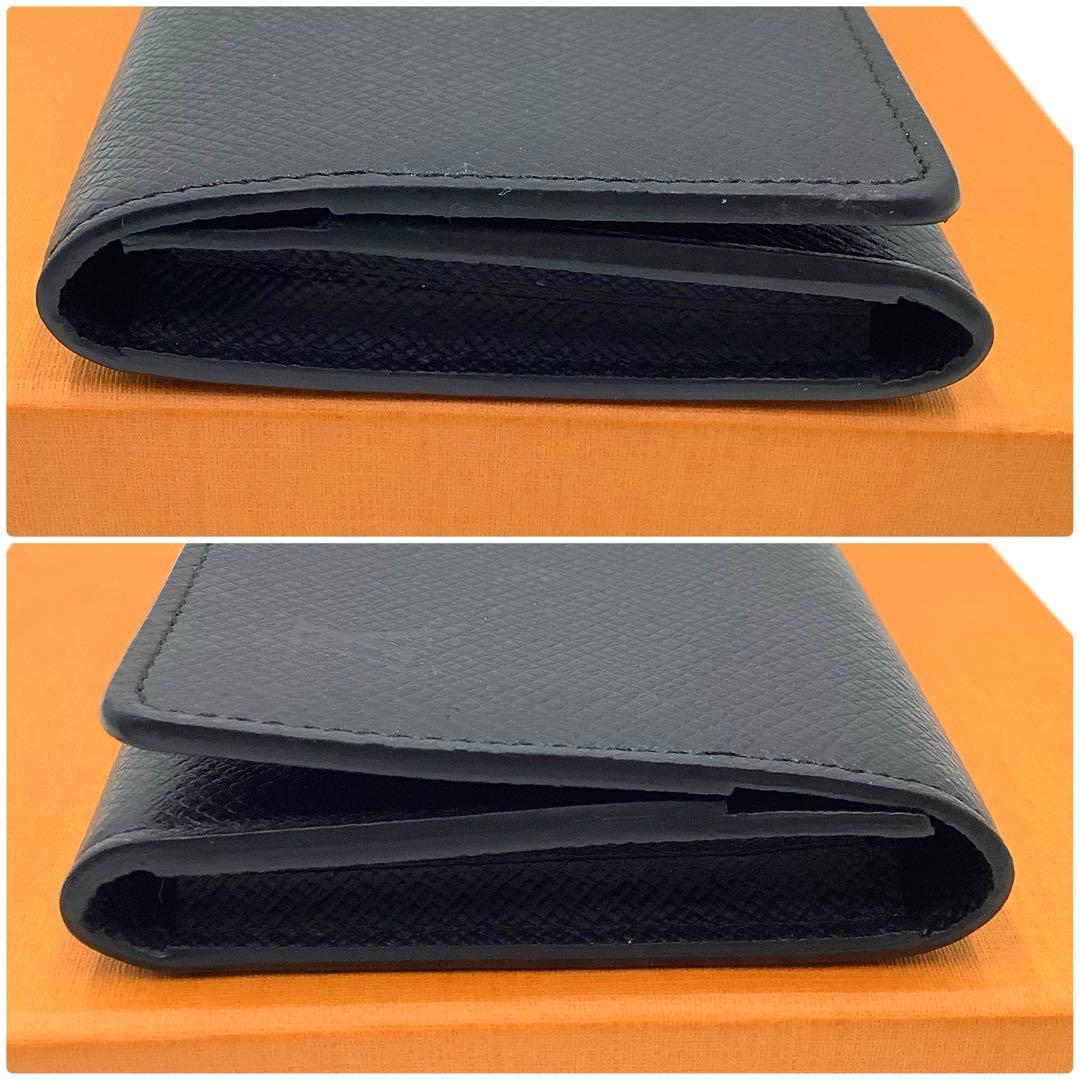 新品未使用 ルイヴィトン タイガ アンヴェロップカルトドゥヴィジット NM 黒