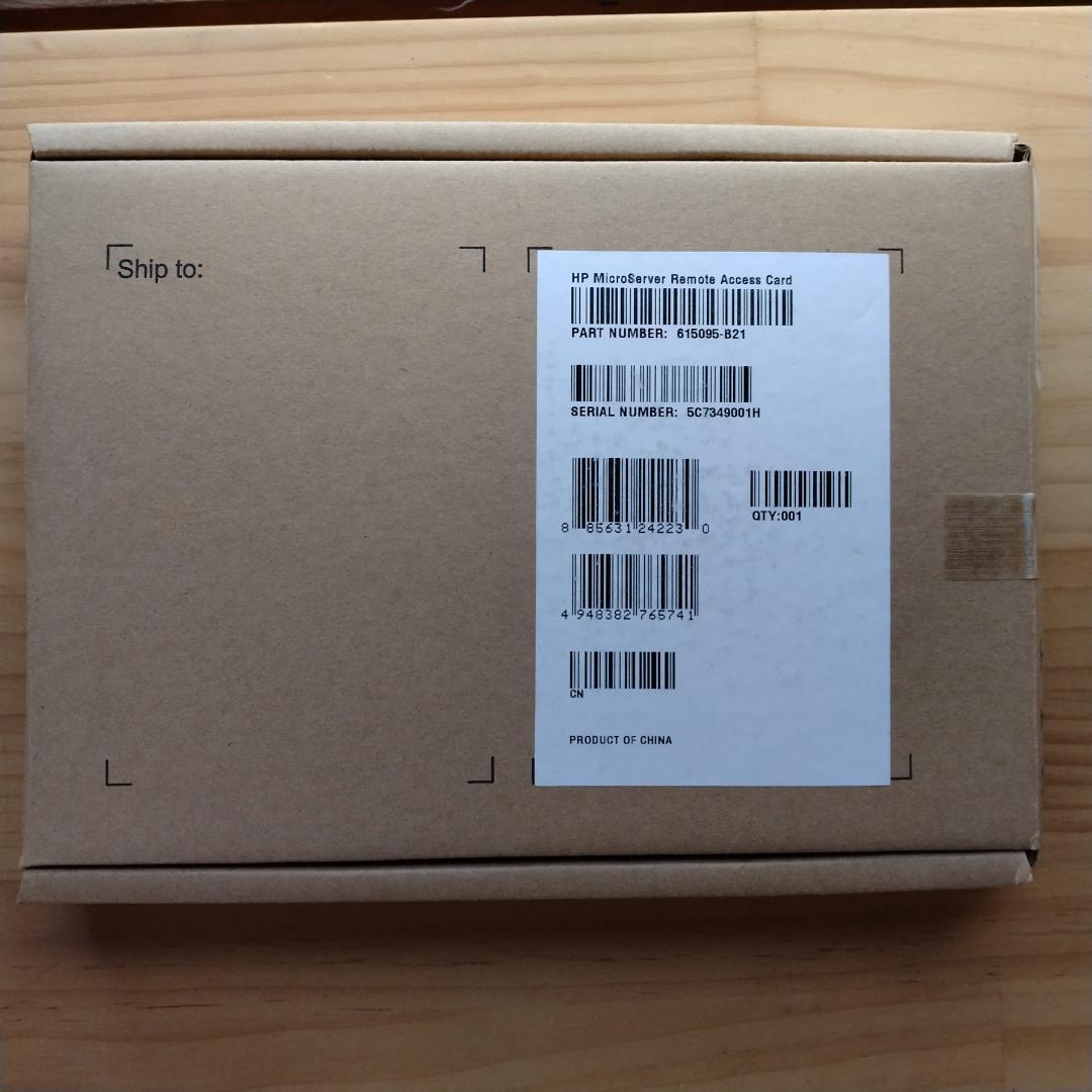 その他 HP Micro Server Remote Access Card
