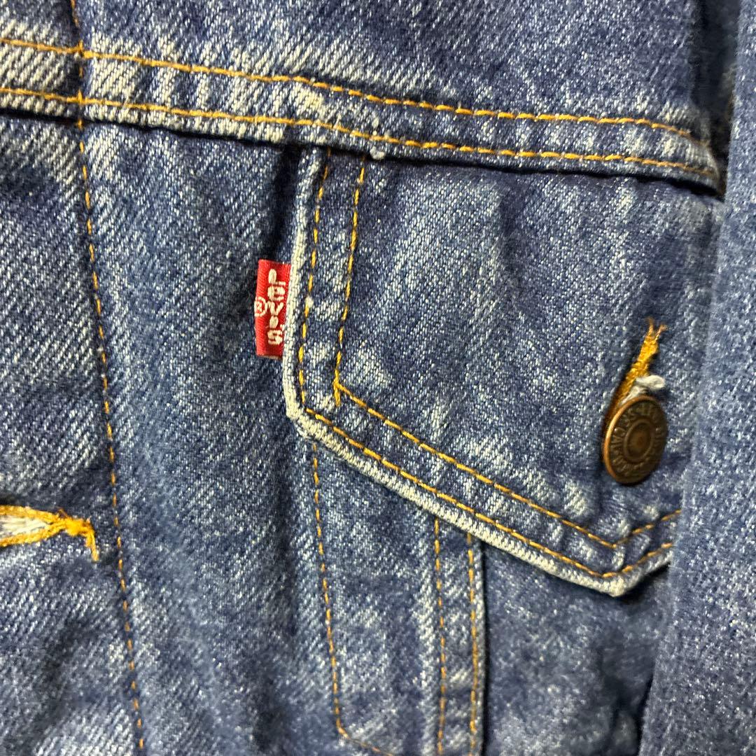Levi’s 70417 USA製 ネルライナー デニムジャケット 80s M