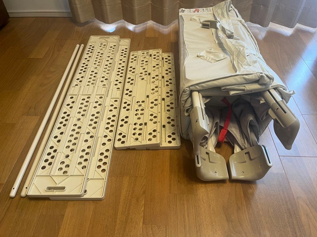 アップリカ　ココネル　エアープラスAB/ホワイトベージュ 説明書,収納袋つき