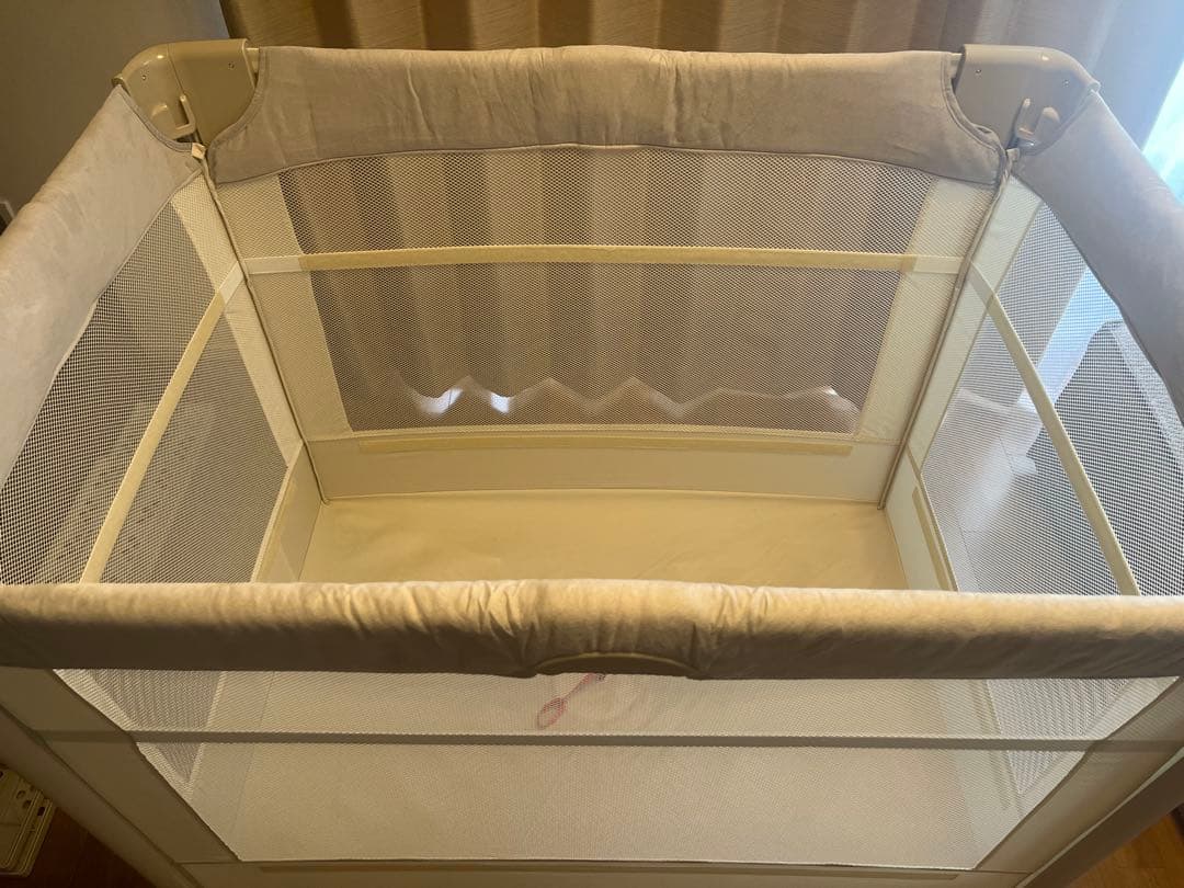 アップリカ　ココネル　エアープラスAB/ホワイトベージュ 説明書,収納袋つき