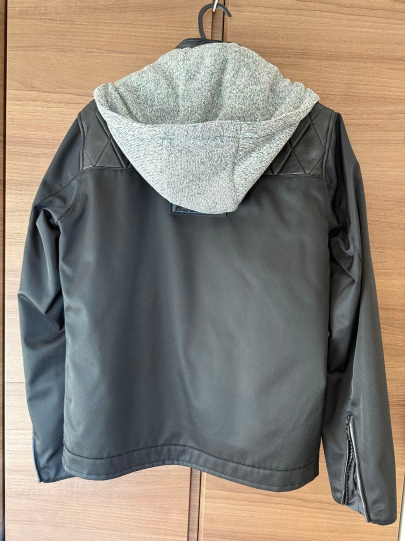 hyod テキスタイル　ジャケット　レザー　キルティング　インナーダウン付