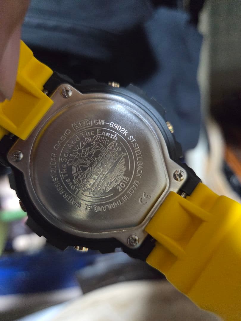 G-SHOCK .2018年イルクジモデル. ブラック/イエロー美品です。