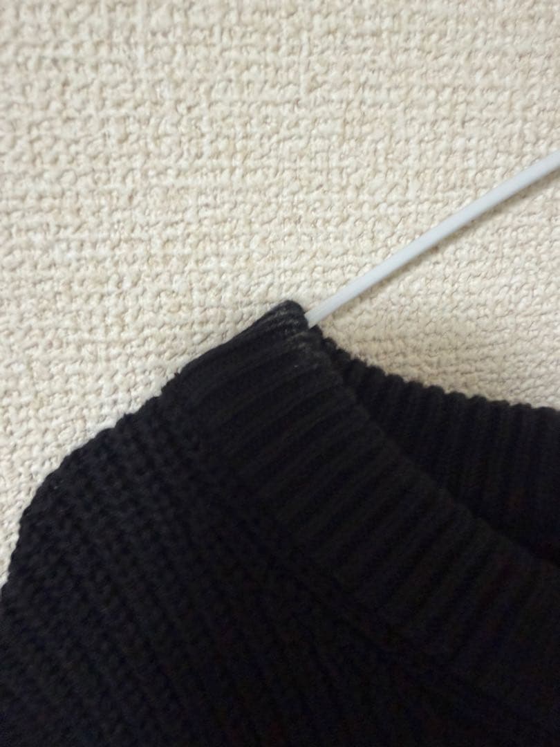 CELINE ロゴニット セーター Sサイズ ダークグレー