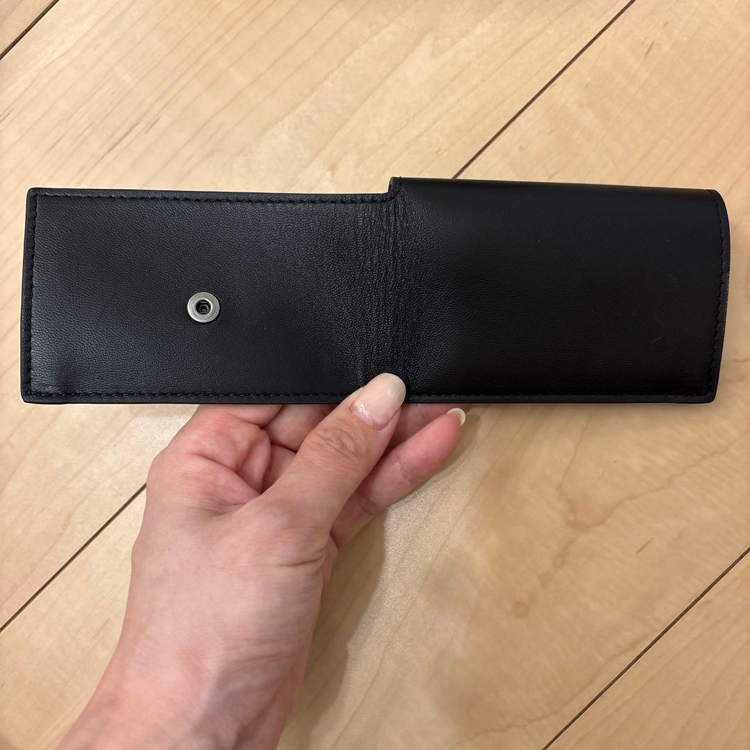 BOTTEGA VENETA ブラックレザー名刺入れ　新品未使用