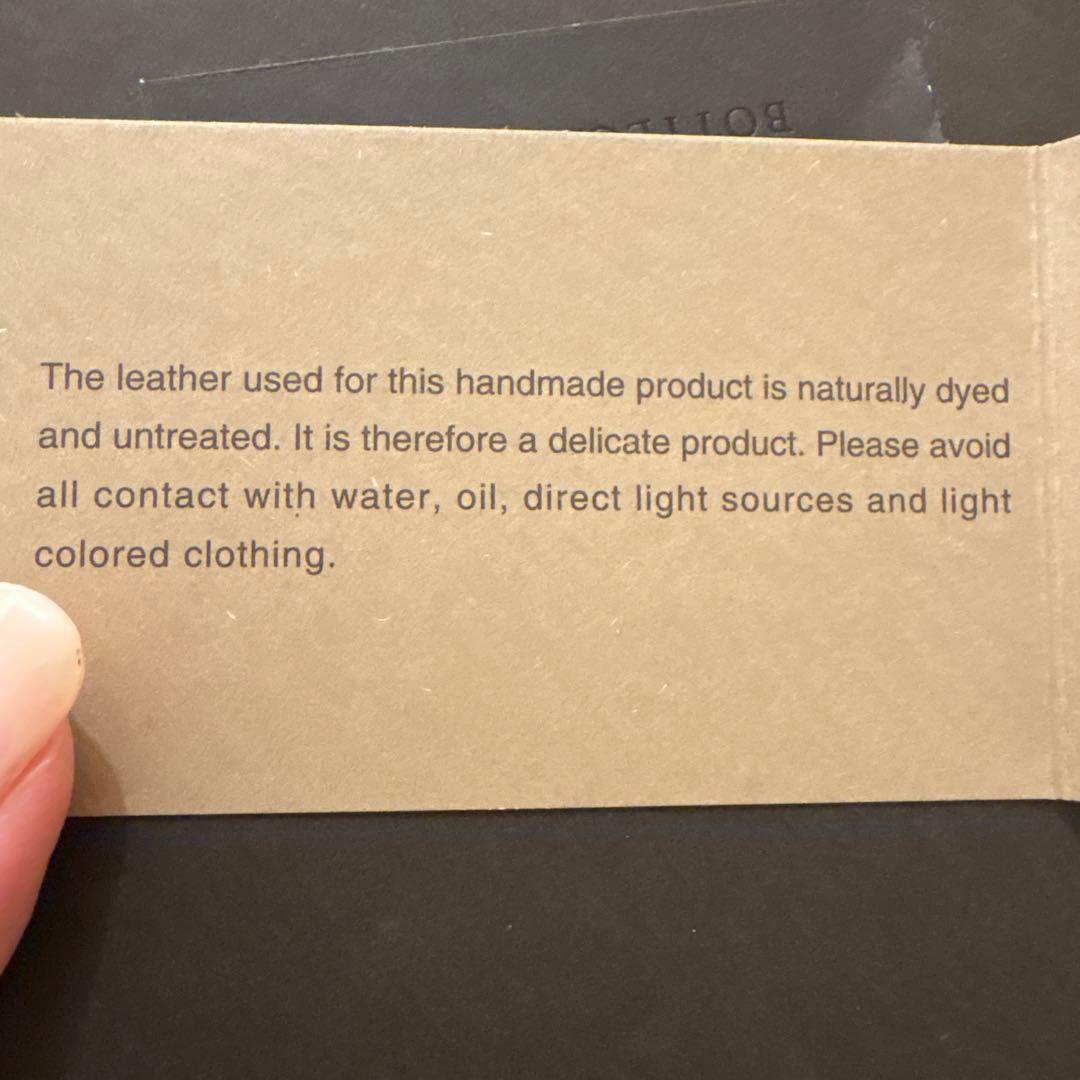 BOTTEGA VENETA ブラックレザー名刺入れ　新品未使用