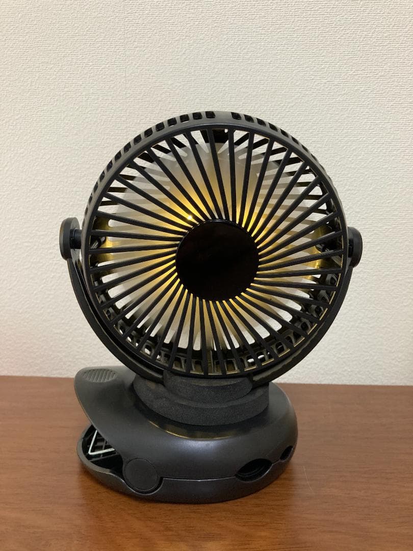 USB扇風機 10000mAh大容量、卓上用