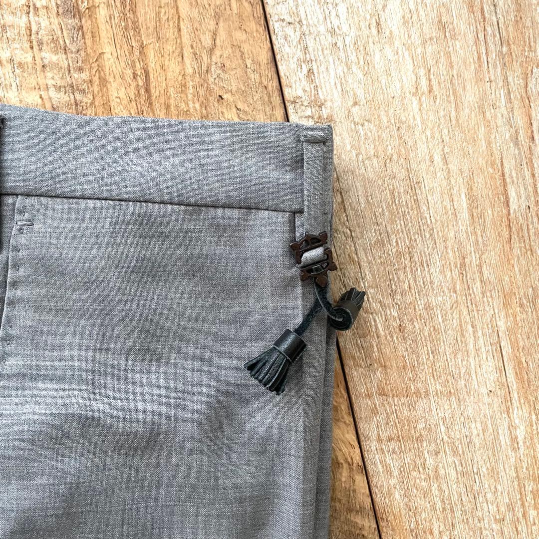 【極美品】INCOTEX SUPER100'S ウール スラックス パンツ 52