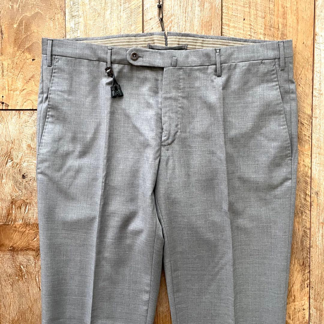 【極美品】INCOTEX SUPER100'S ウール スラックス パンツ 52