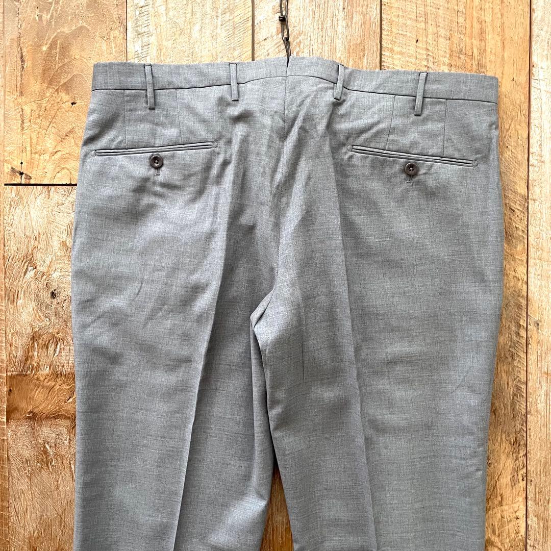 【極美品】INCOTEX SUPER100'S ウール スラックス パンツ 52