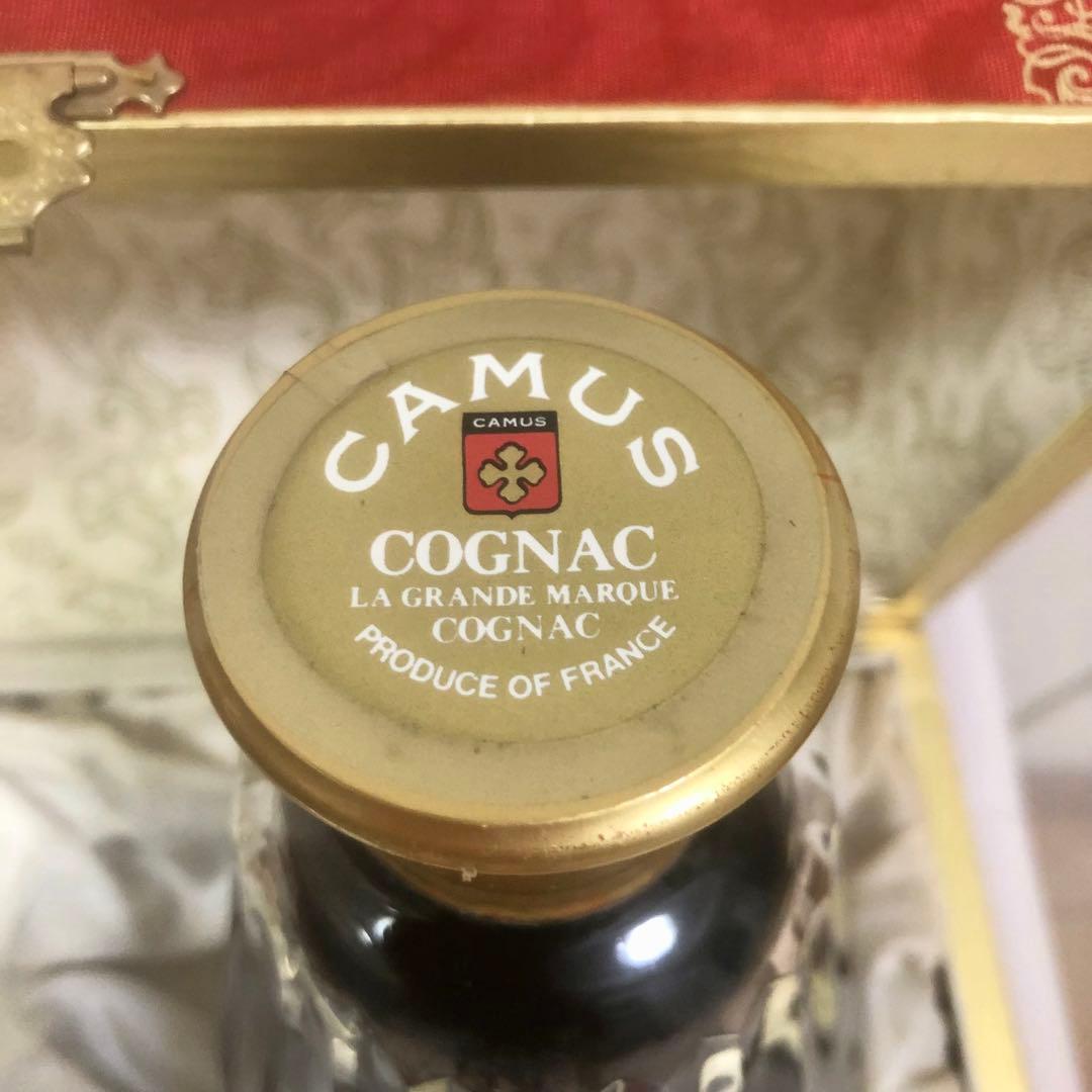 古酒　新品未開封CAMUS コニャック バカラ　デカンタ型　初期ボトル　入手困難