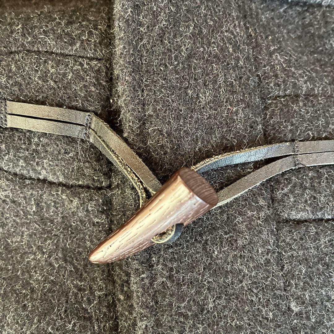 美品　グローバーオール ダッフルコート 裏地チェック 英国製