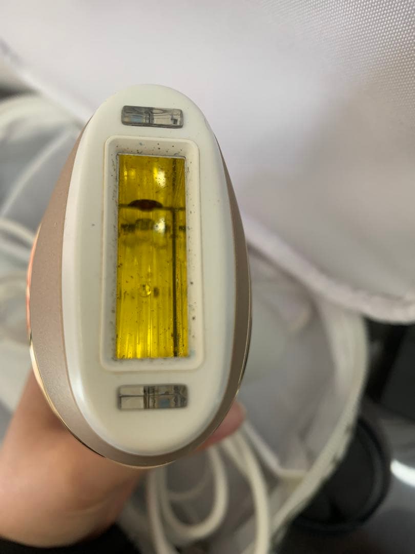 Braun 脱毛器 黄色い光 ケース付き