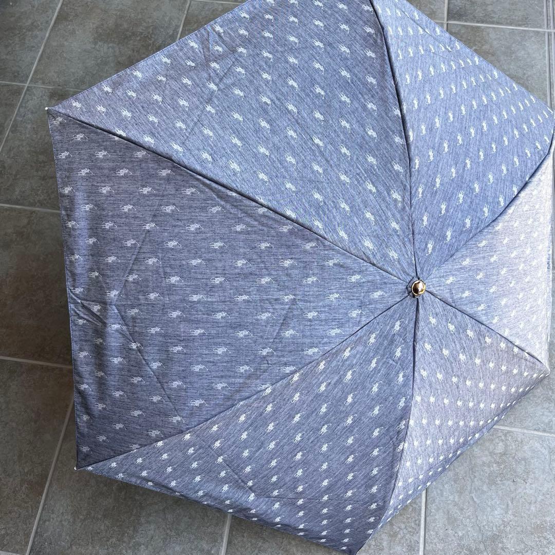 新品タグ付き✨ポロラルフローレン　晴雨兼用折りたたみ傘　遮熱効果　1級遮光　UV