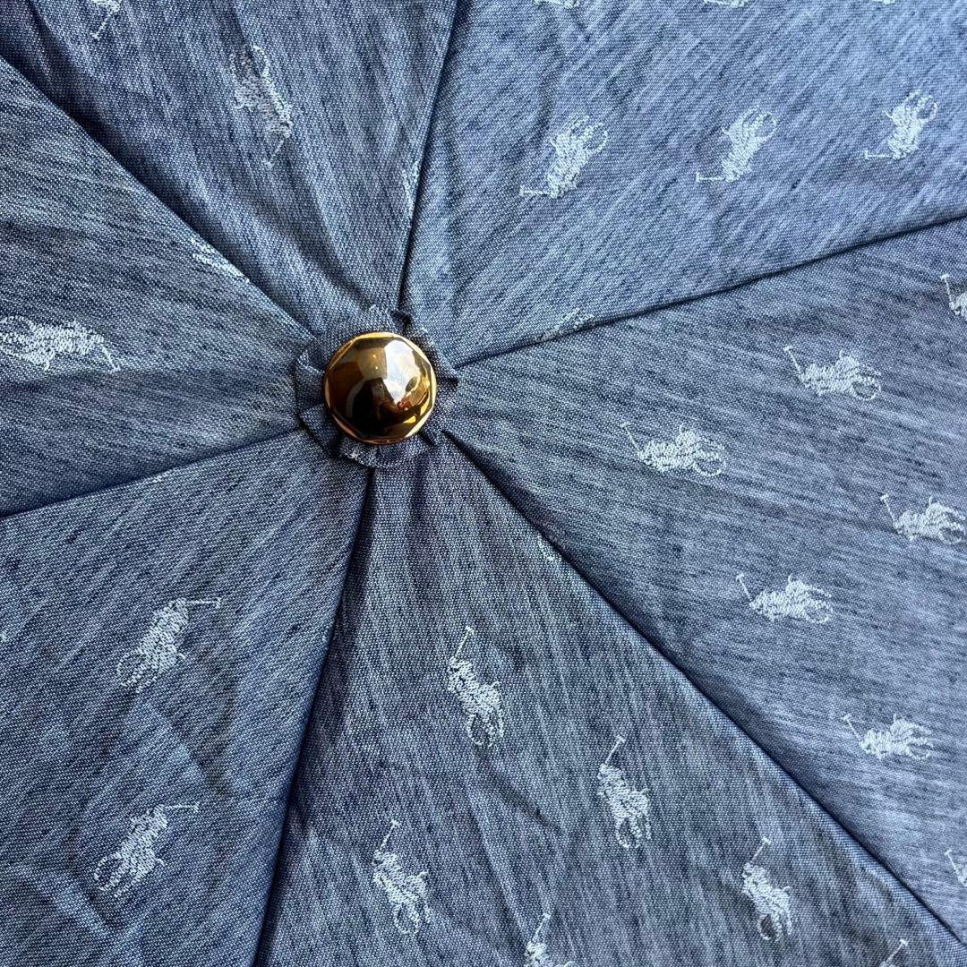 新品タグ付き✨ポロラルフローレン　晴雨兼用折りたたみ傘　遮熱効果　1級遮光　UV