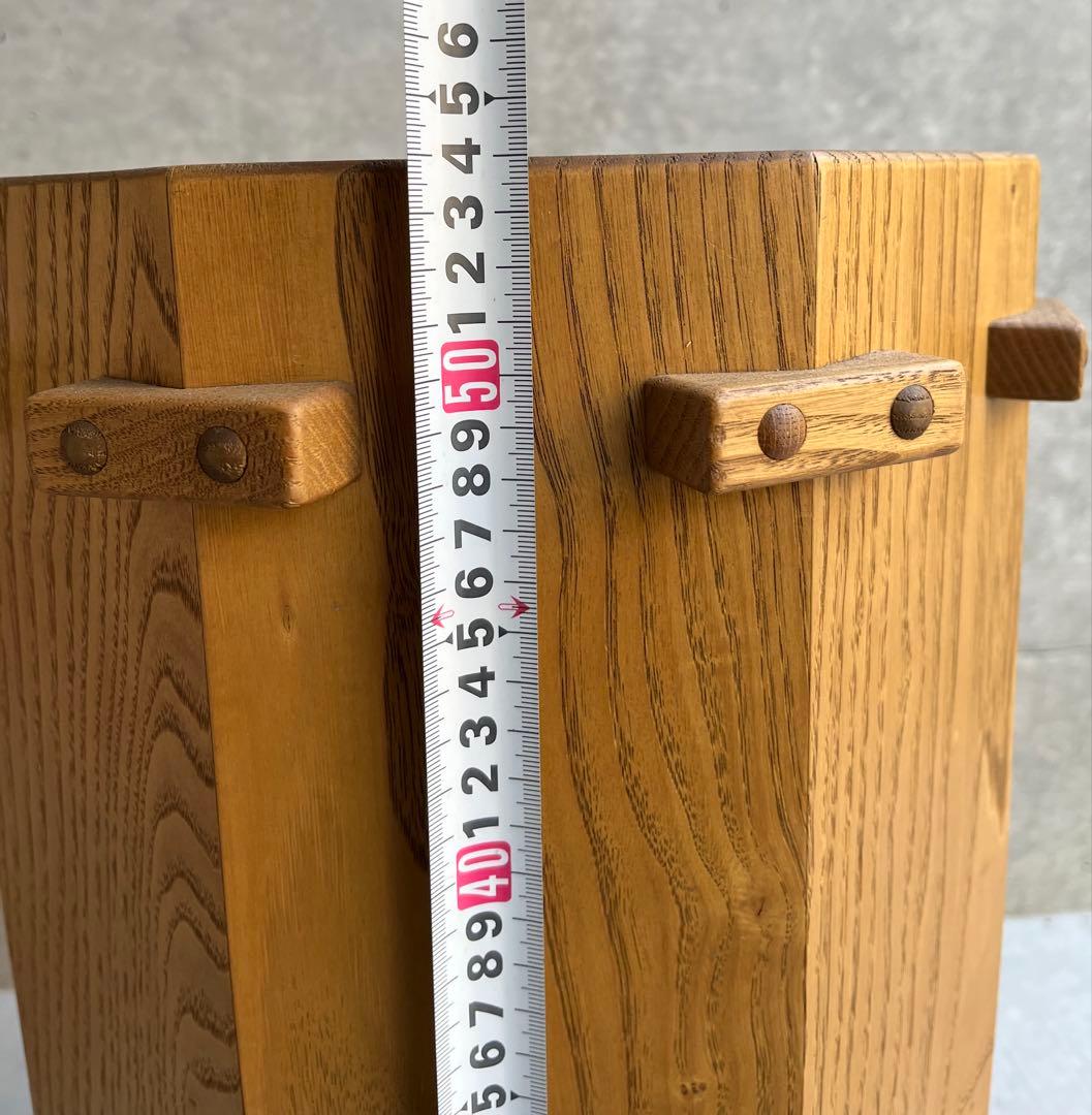 栗の木　無垢材　栗の木の傘立て