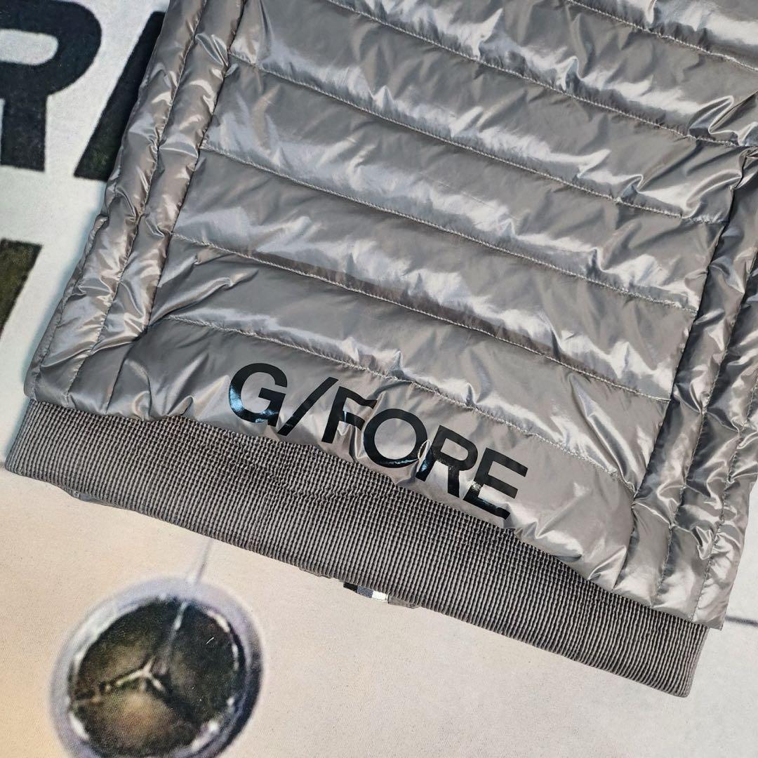 ジーフォア ゴルフ G/FORE Lサイズ レディース ダウンベスト グレー