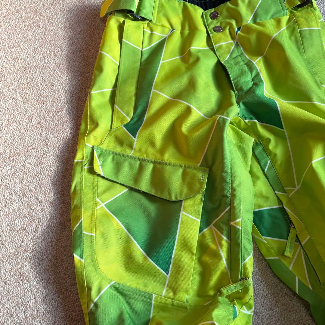 【phenix 】蛍光グリーン スキーウェア 上下セット サイズS ユニセックス