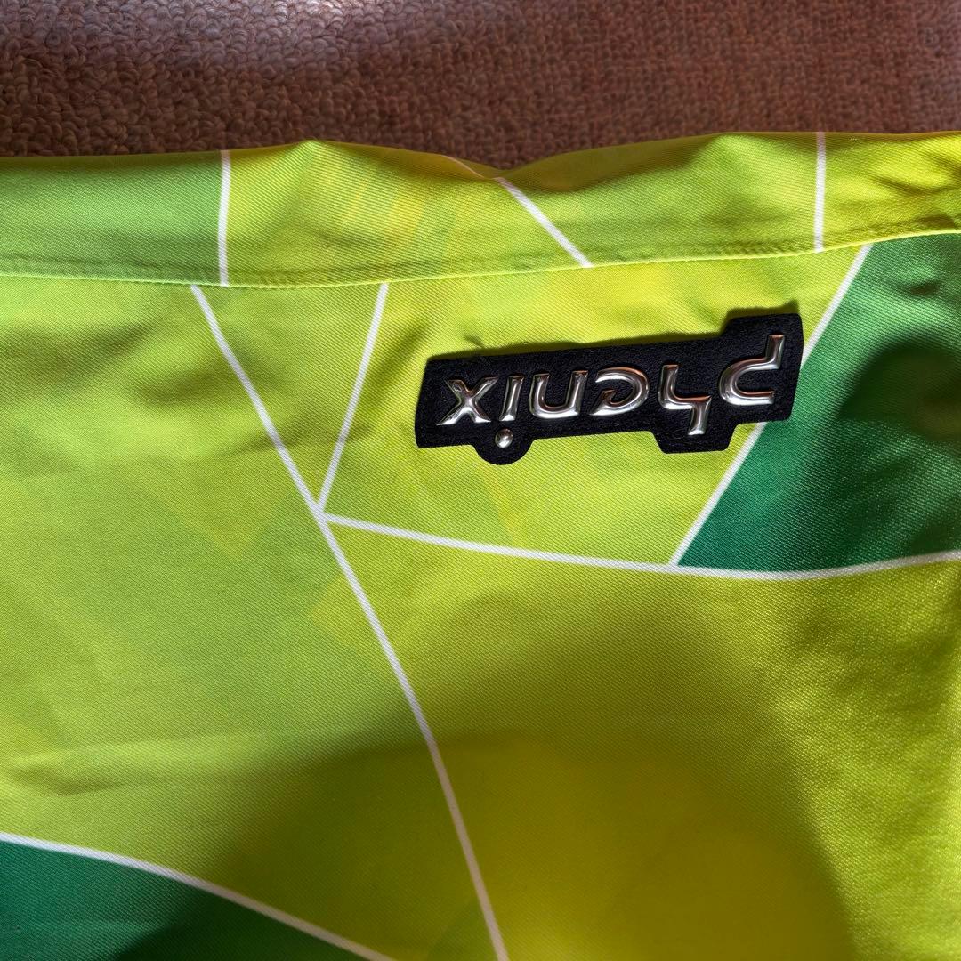 【phenix 】蛍光グリーン スキーウェア 上下セット サイズS ユニセックス