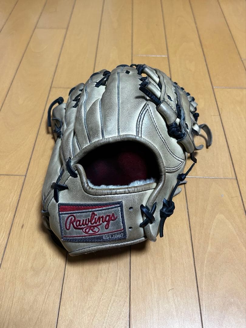 Rawlings ベージュ 硬式外野用グローブ