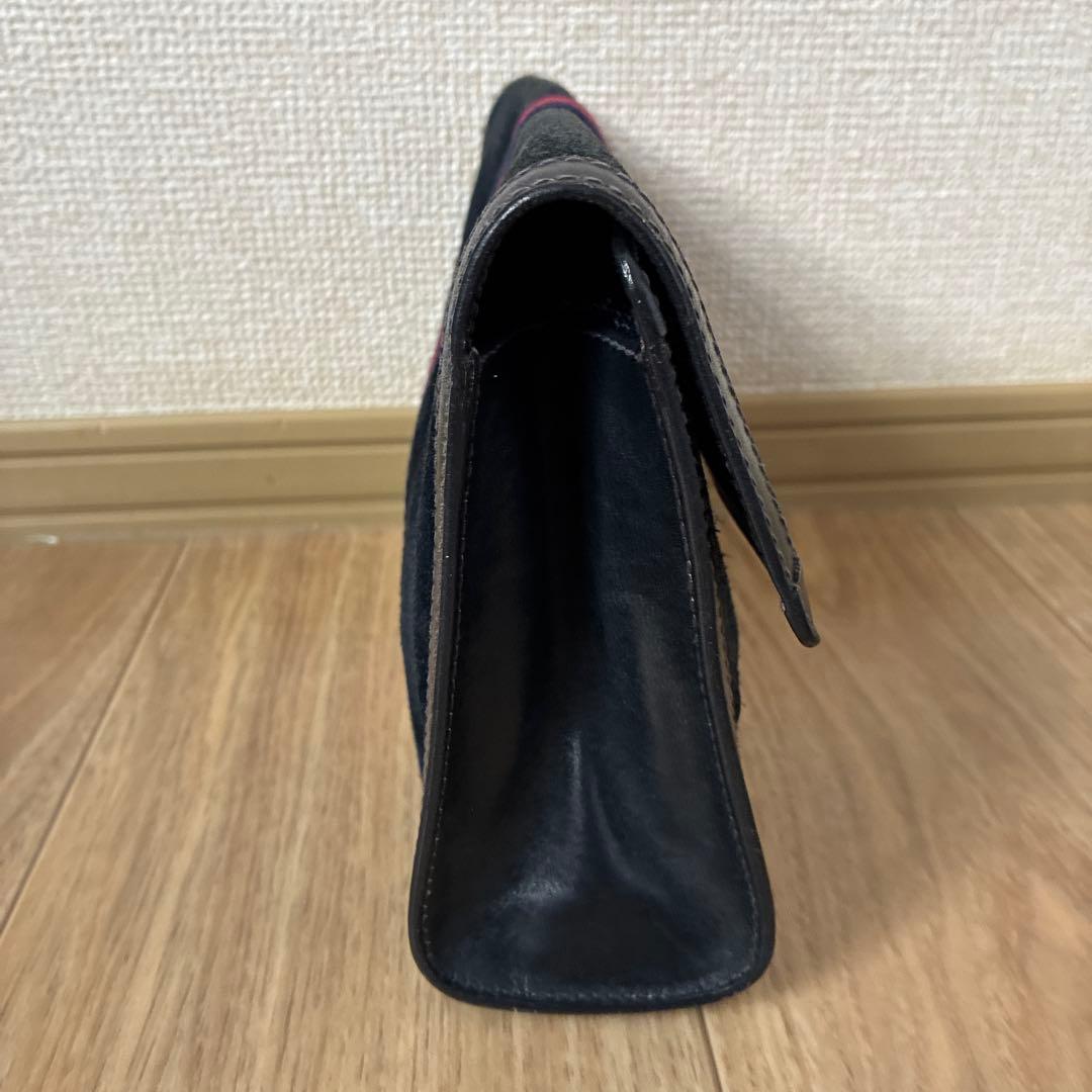 GUCCI スエードクラッチバッグ　オールドグッチ
