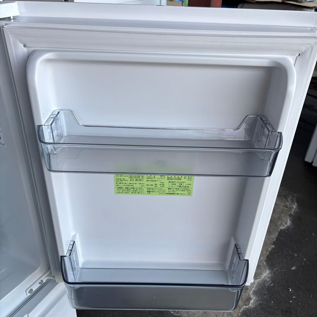 SHARP中古冷凍冷蔵庫152L2022年製 形名SJ-D15H-W