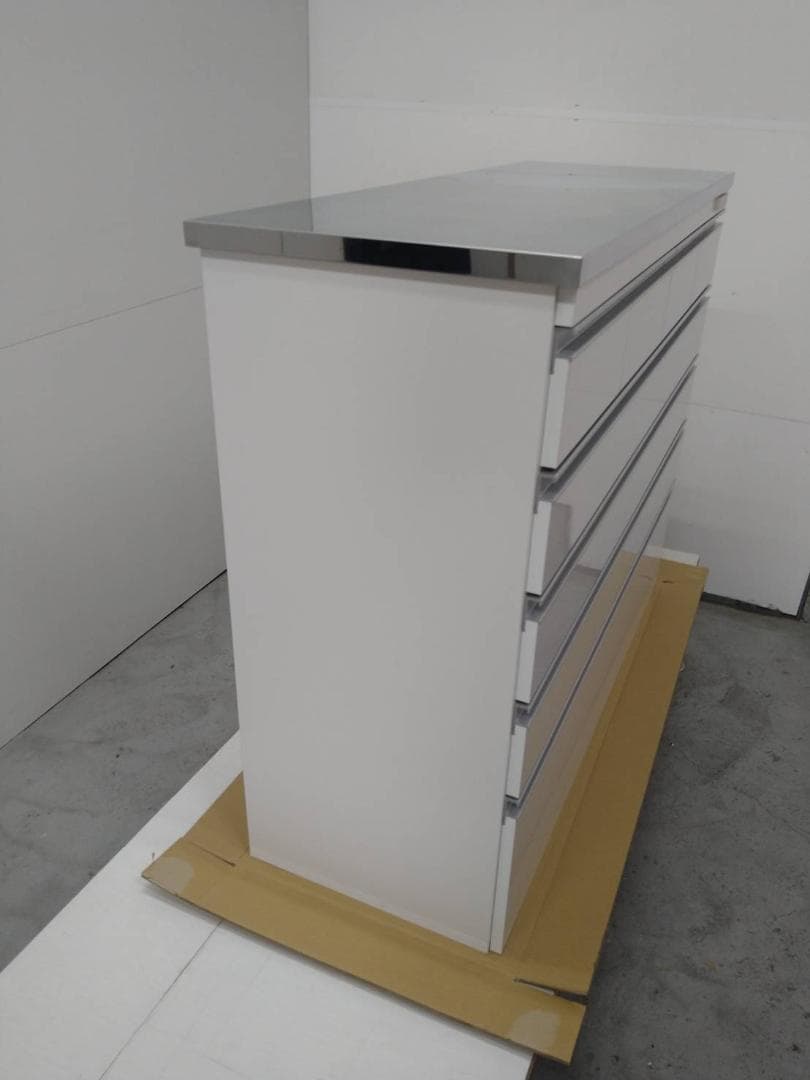 ◎7063 ステンレス天板頑丈ハイカウンター幅120WH