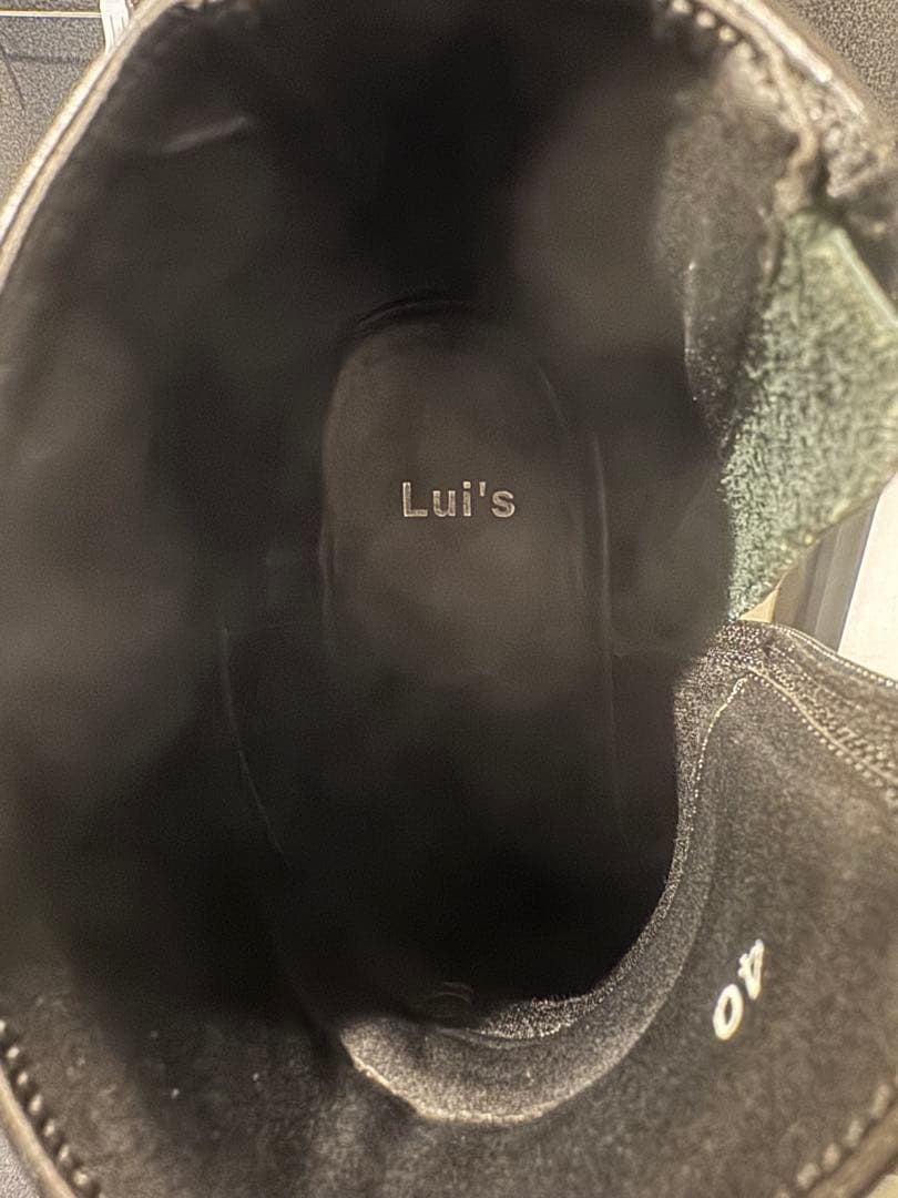 Lui's レザーヒールブーツ
