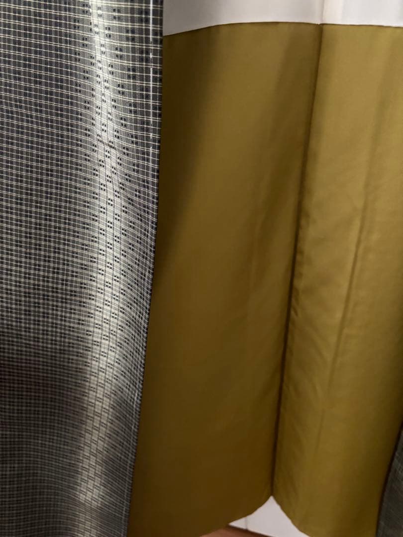 【未使用品】根津儀一　縞華織　花織紬　スモールサイズ