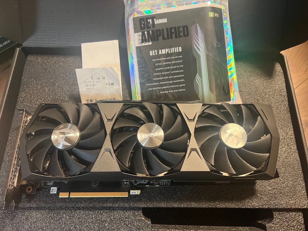 【ベンチ完走済美品】ZOTAC GeForce RTX 3070 Ti 8GB