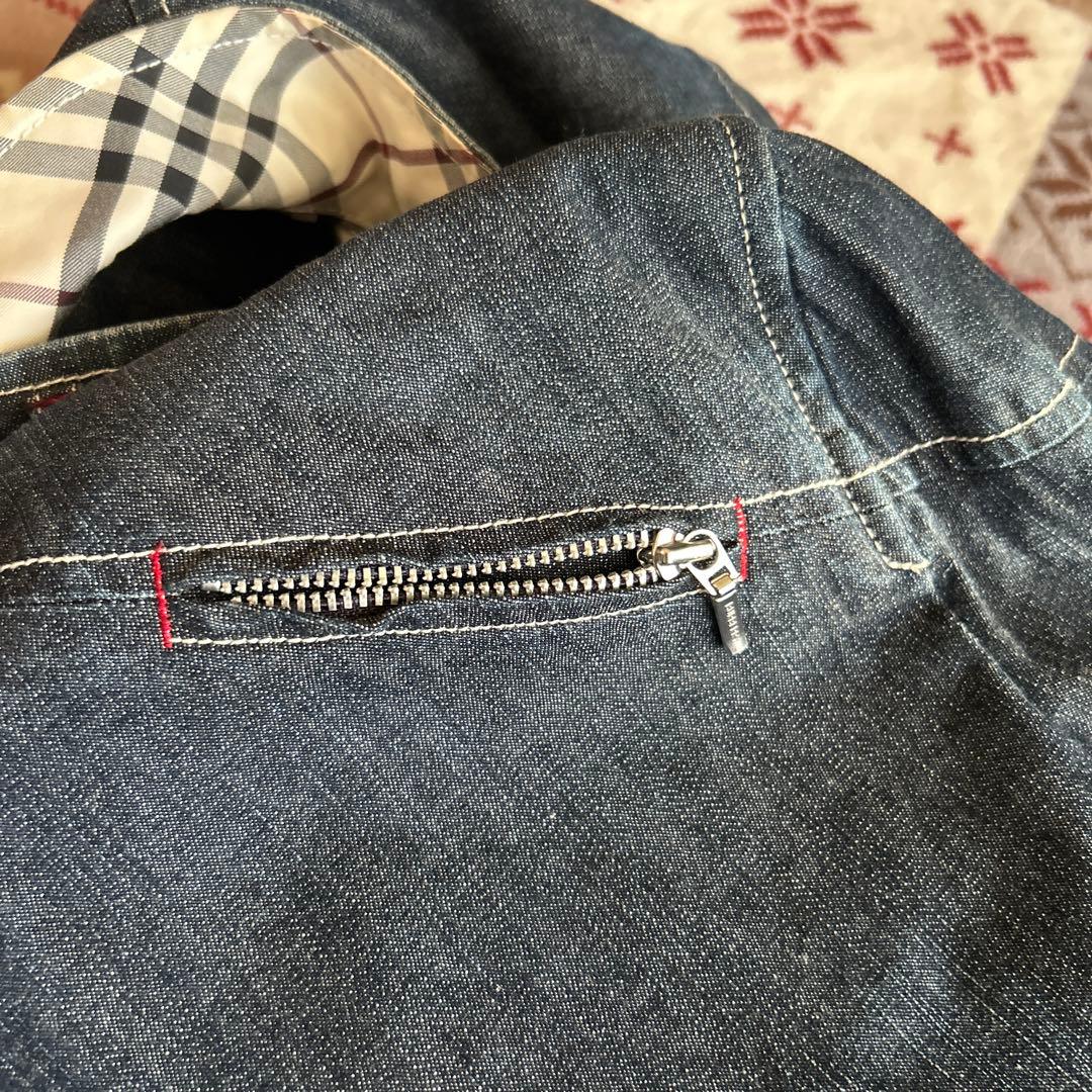 ちい BURBERRY BLACK LABEL ダークデニムジャケット M