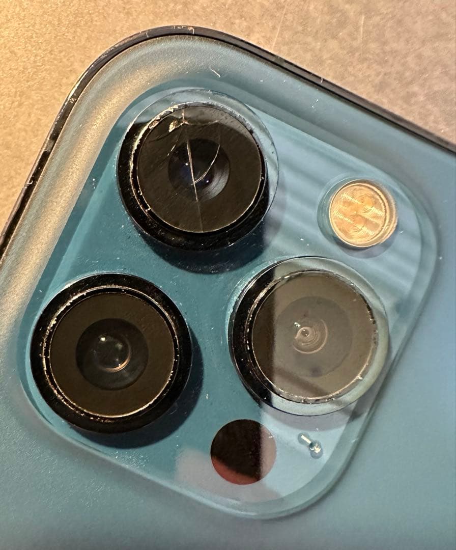 正常　iPhone12ProMax 256GB パシフィックブルー