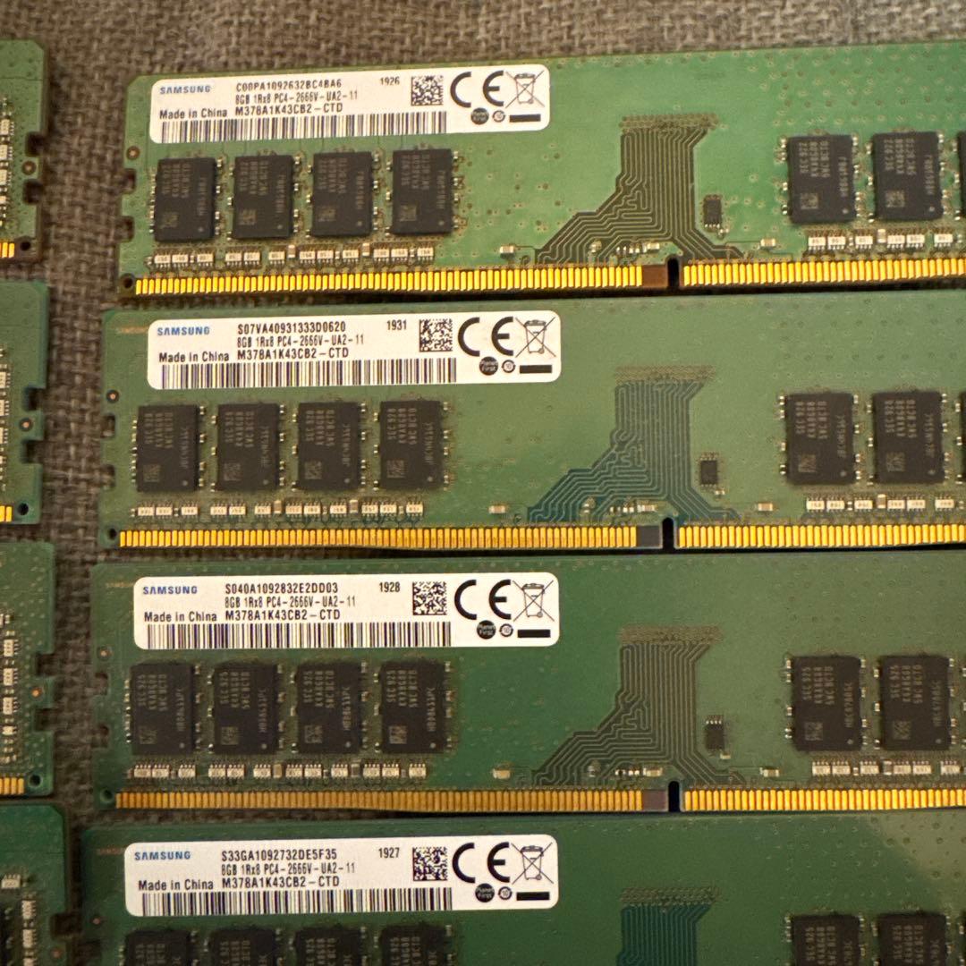 メモリー　8GB SAMSUNG 14枚