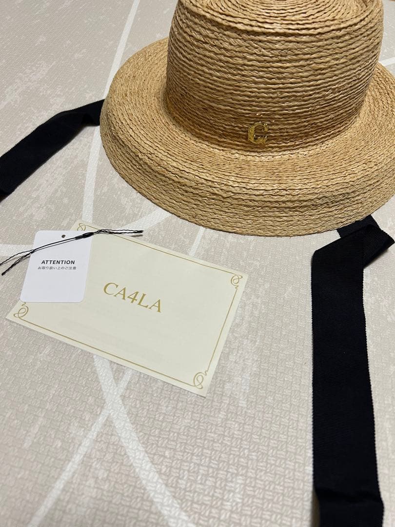 未使用　CA4LA ANNA 麦わら帽子