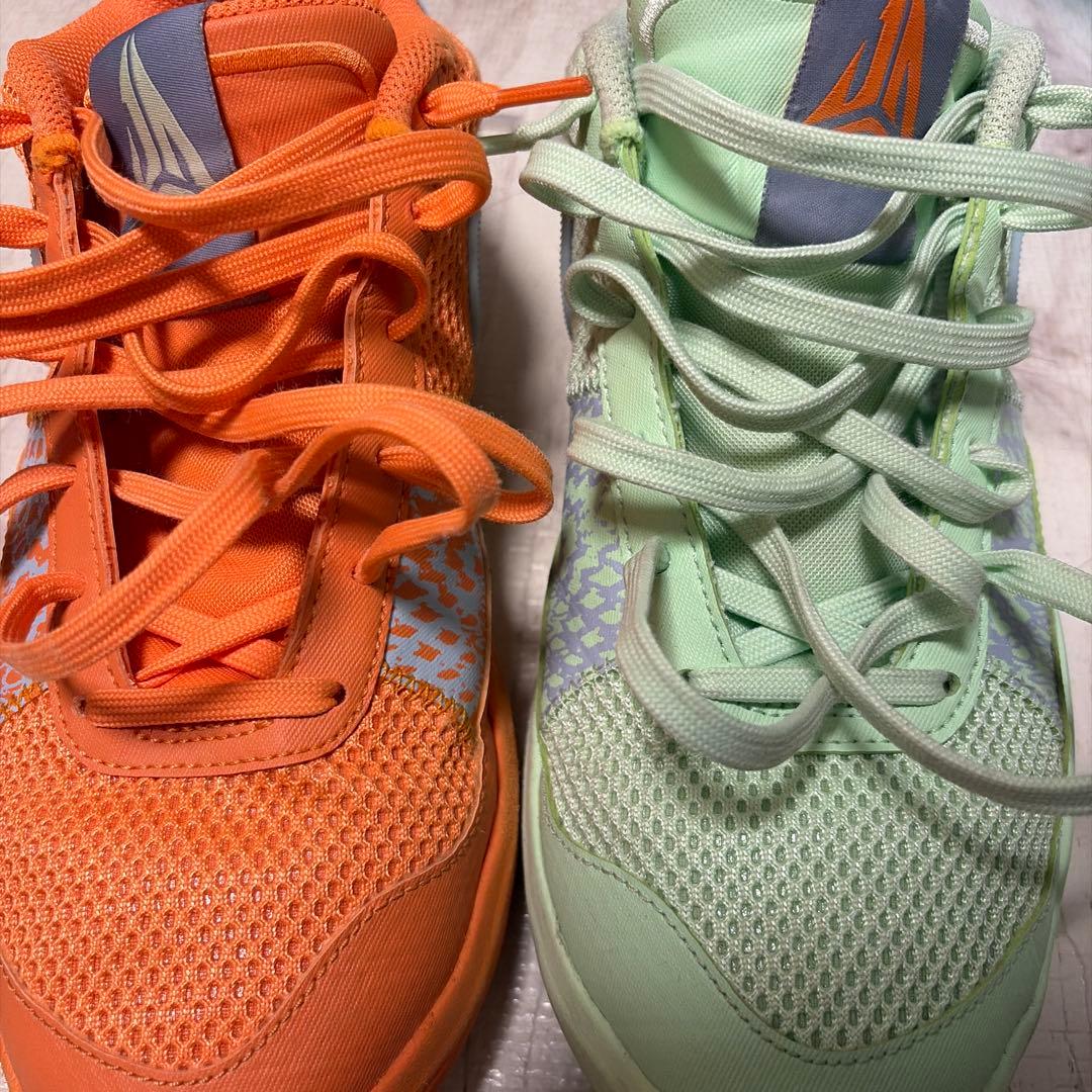 Nike バッシュ　ja1 オレンジ/グリーン